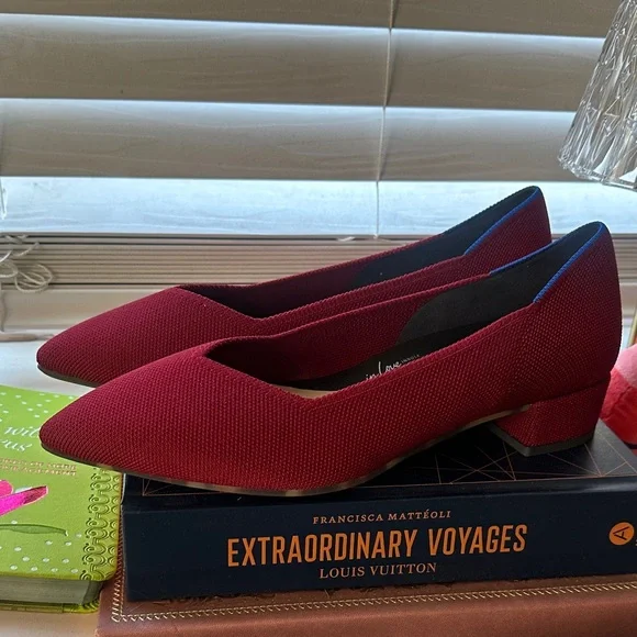 Rothy’s Burgundy Women's Flats-heels - Picture 4 of 6